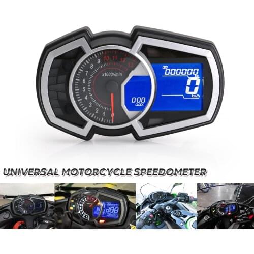 Motorcycle general LCD speedometer odometer hour speedometer tachometer water temperature gauge oil gauge Kawasaki Ninja 650
