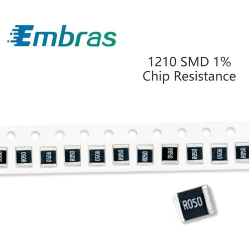 100Pcs 1210 SMD Resistor Set 1% Tolerance 402R-30K 7.5K 8.2K 9.1K 10K 11K 12K 13K 10 Ohm Electronic Components DIY Assorted Kit