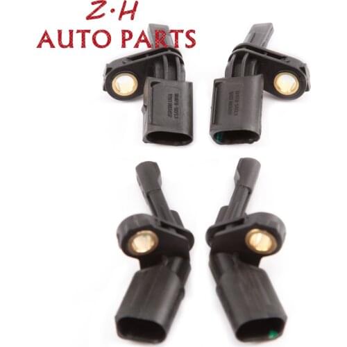 NEW 4Pcs Black FWD ABS Wheel Speed Sensor 1K0 927 807 For Audi A3 S3 TT VW Tiguan Jetta Passat B6 Golf MK5 MK6 WHT003859