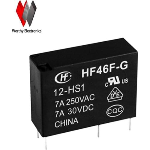 Wholesale 10pcs/lot relay HF46F-G-12-HS1