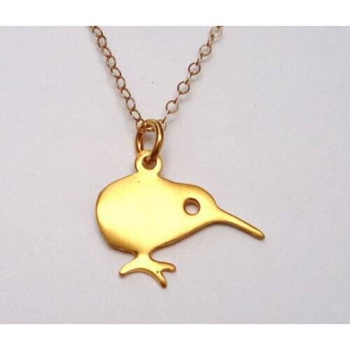 Daisies Tiny Dainty Bird Kiwi Necklace Kiwi Necklace Fashion Animal Necklace For Women Necklaces Pendants 10pcs/lot