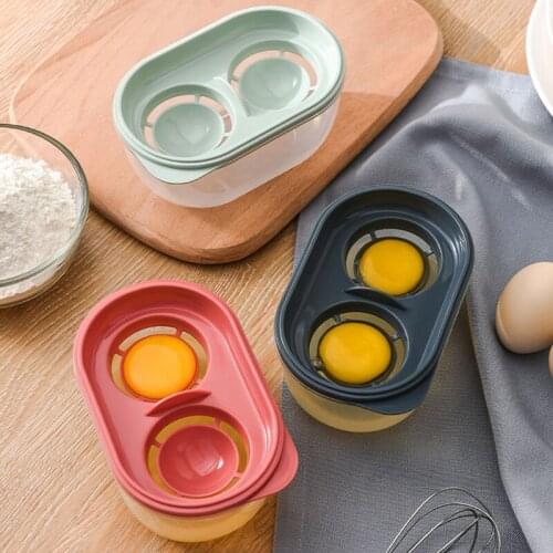 Simple Egg Separator Protein Storage Box Organizer Household Capacity Egg Separation Baking Tools Kitchen Gadgets