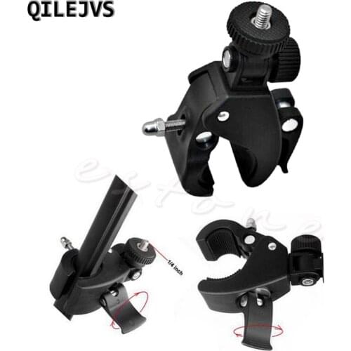 QILEJVS NEW 1Pc Bicycle Bike Handlebar Mount 1/4 Screw Clamp Bracket Tripod For Camera DV