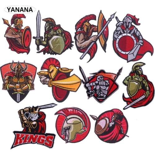 Spartacus embroidery clothes patch clothing accessories decals Iron on clothes DIY Individuality clothes