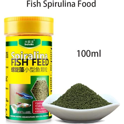 Spirulina Food Tropical Fish Nutrition For Aquarium Fish Tank Color Enhanced Food
