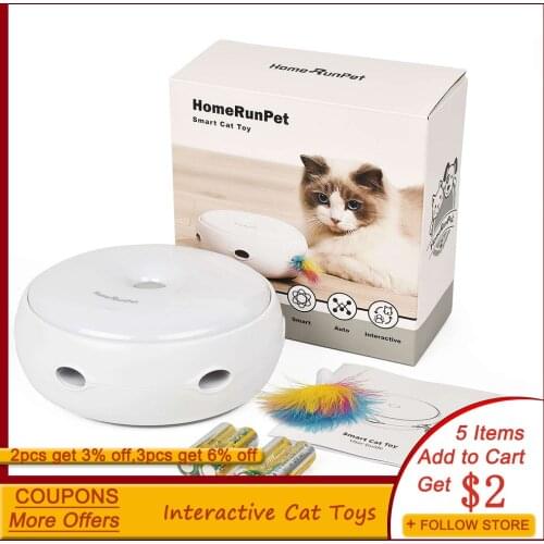 Smart Cat Toy Pet Electric Feather Automatic Funny Cat Toys Interactive 3 Modes Funny Dog Device High Quality Home Cat Supplies