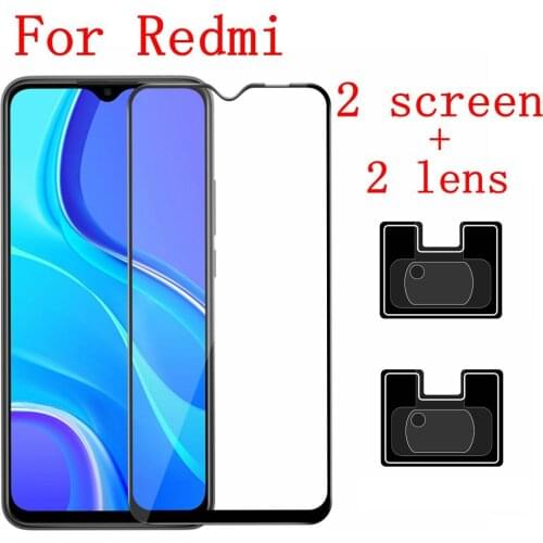 4in1 HD Tempered Glass For Redmi Note 9 Pro Poco M3 Full Cover Screen Camera Glass Protector For Redmi Note 9 8 Pro MAX Poco X3