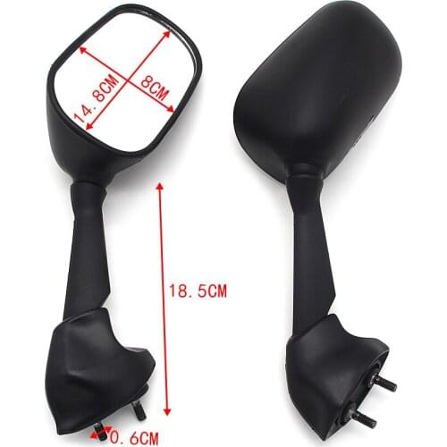 Motorcycle Mirrors Racing Sport Bike Rear View Mirror For Yamaha YZF R6 R1 4C8-26280-00 4C8-26290-00 2C0-26290-00 2C0-26280-00