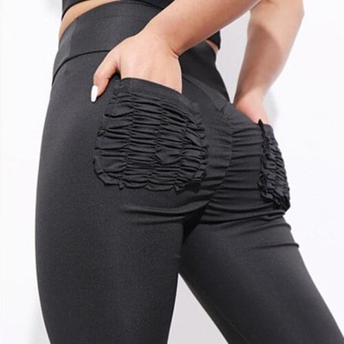 COZOK Womens Stretch Sexy Yoga Leggings with pockets Fitness Running Gym Sport Tights Women Active Pants Exercise pants Legging