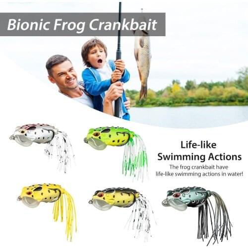 2020 NEW Frog Crankbait Tackle Crank Bait Bass Soft Swimbait Lures Crankbaits Baits Fake Soft Bait Fishing Bionic Lures