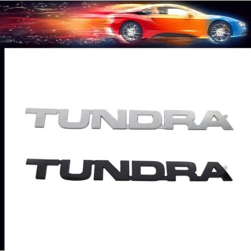 3D Premium ABS for TUNDRA car Hood Fender trunk Rear Bonnet Nameplate Decal Emblem Badge Sticker