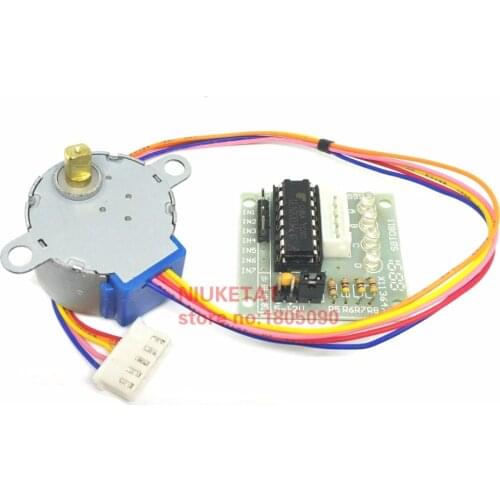 5V 4-Phase 28YBJ-48 DC Gear Step 1PCS Stepper Motor + 1PCS ULN2003 Driver Board ULN2003 For Arduino PIC MCU DIY