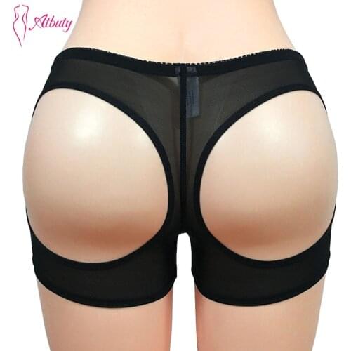 Atbuty Sexy Butt Lifter Shaper Push Up Hips Enhancer Breathable Mesh Control Panty Butt Lift Underwear Body Shaperwears