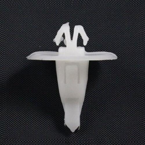 White Nylon Fastener Rivet For Toyota Land Cruiser Fender Door liner Leaf board Trim Panel Retaining Clamp