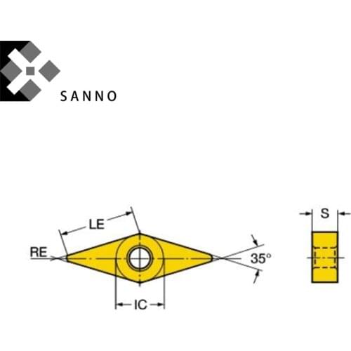 Free shipping! 10pcs/lot VNMG160404-PM cnc carbide turning inserts lathe cutter tool blade VNMG carbide tips