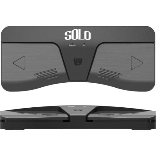 Wireless Page Turner Pedal Wireless Control Hands Free Music BT Page Turning Pedal Compatible with iPad iPhone Android