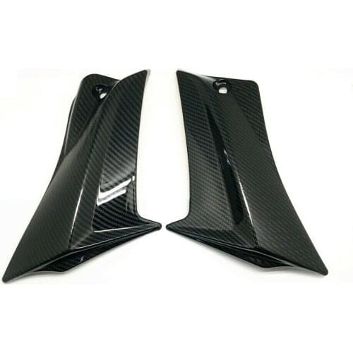 SUZUKI GSXR 600 750 L R SIDE FAIRING TRIM FRAME COVER CARBON FIBRE For 2011-2020
