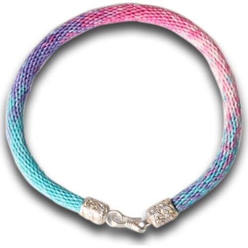 Mama Handmade Gay Weave Woven Rainbow Color Bracelets Bangle Jewelry Gift For Him Best Gayer Jewellery