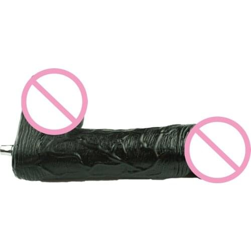 9.4'' Black Big and Massive Monstrous Dildo Attachment for Lessoanakie Premium Sex Machine,Large Size for Experienced Guy