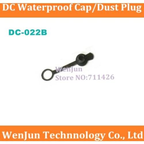 DHL/Fedex Free Shipping DC-022B DC Waterproof Cap for 2.5/2.1mm DC Power Jack Dust plug 5000PCS