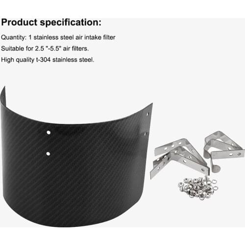 Racing Cars Cold Air Intake Filter Cover Breather Car Accessaies Universal