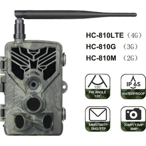 HC810LTE/HC810M/HC-810A/HC-810G Hunting Camera Cellular Wireless Trigger Night Vision Trailcam Wild Tracking Cam Termoscanner
