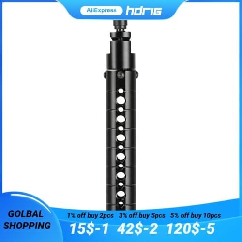 HDRIG Aluminum Top Cheese Handle With 15mm Single Rod Clamp For DSLR Camera Cage Kit For Dslr Shoulder Mount Rig Photo Studio