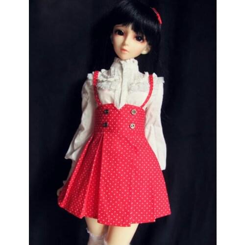 JCL-016 Pretty 1/3 BJD doll clothes SD Braces skirt Three Colors short skirt for size 8-9 inch doll Clothing Doll Accessories