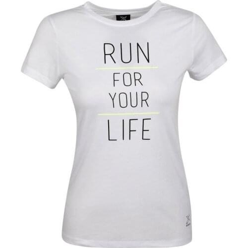 Summer womens t-shirt is very well writtenKinetix W-1832 RUTHERFORD KK TSHI White Womens T-Shirt-100664590