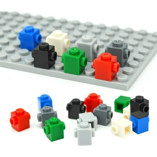 Assembles Particles Modified 1x1 with Studs on 2 Sides Opposite MOC Parts 47905 DIY Educational Bricks Toys for Children