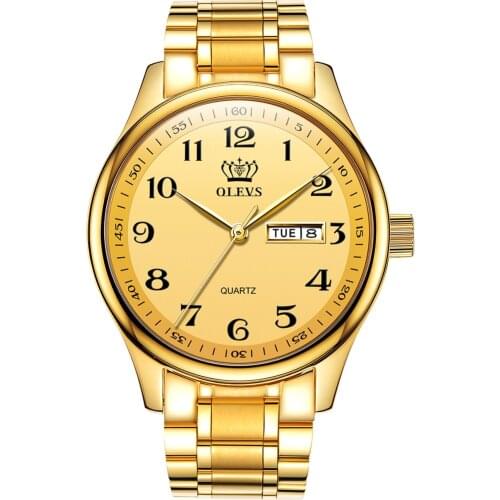 OLEVS Men Watches Analog Quartz Watch Casual Waterproof Wrist Watch