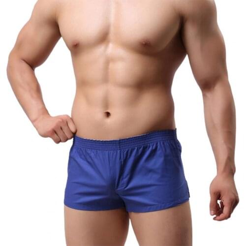 Male Sexy Shorts Boxers Brief Homme Soutong Men Skin-friendly Underpants Breathable Elastic Waistband Boxer Brief for Gym Sports