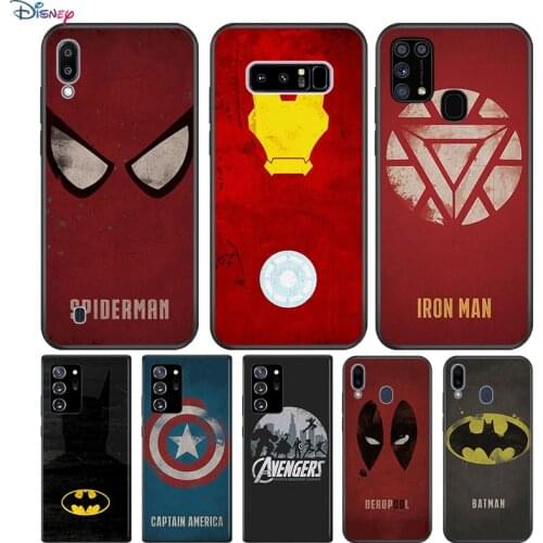 Avenger Marvel Superhero Logo For Samsung Galaxy Note 20 10 9 8 Plus Ultra Lite M31 M31S M10 M20 M02 M30 M40 Soft Phone Case