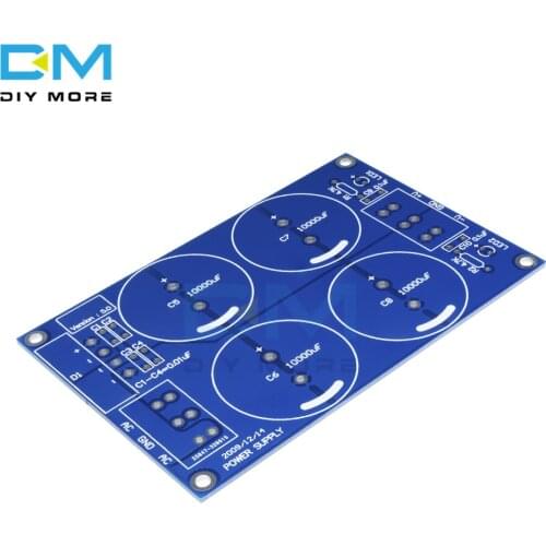 4*10000uF four 10000uF 50V Rectifier Filter Power Supply Board For LM3886TF TDA7293 PCB Module LM3886 Amplifier