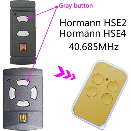 Hormann HSE2 40.685 MHz 40MHz Remote Control Gate Garage Door Replacement Clone Fob 40.685MHz