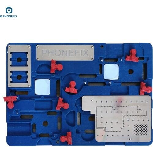 PHONEFIX for iPhone Repair Motherboard Fixture Soldering Clamp for iPhone X BGA Reballing Positioning Platform Main board Clamp
