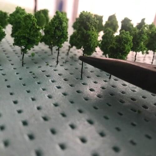 Construction model material sand table mini tree landscape tree DIY model tree hight 2.5cm