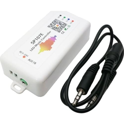 WIFI Led Pixel Controller RGB SP107E Bluetooth Music SPI TTL for WS2812B WS2811 SK6812 UCS1903 LPD6803 WS2801 IC Magic Strip