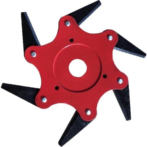High-quality 2019 NEWEST 6T Brush Cutter Blade Trimmer Metal Blades Trimmer Head Garden Grass Trimmer Head For Lawn Mower