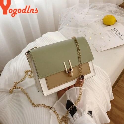 Yogodlns New Small Flap Crossbody Bags for Women 2021 Summer PU Leather Shoulder Messenger Bag for Girl Handbag Bolsas