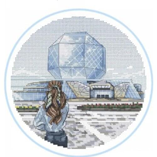 ZZ5173 For Needlework Kit NOT PRINTED Cross stich Painting Set Cross Stitch Kits Cross-stitch Embroidery Set Stitch Kits Cross