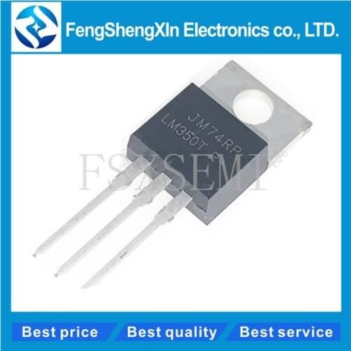 10pcs/lot New LM350T TO-220 LM350 3A Positive Adjustable Voltage Regulator