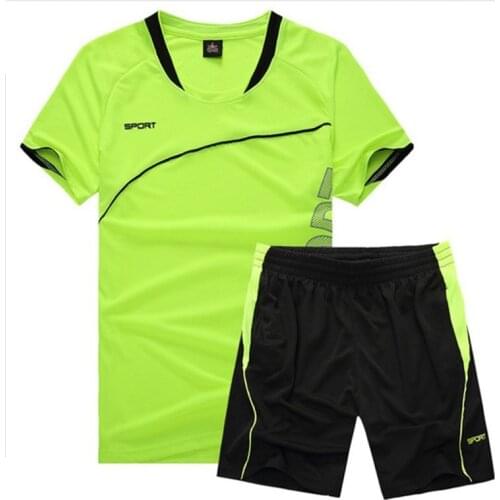 2021 7XL Plus Size New Tracksuit Men Sportswear Suit Mens Suits Running Shrits 2Pcs Sports T-Shirt Suit
