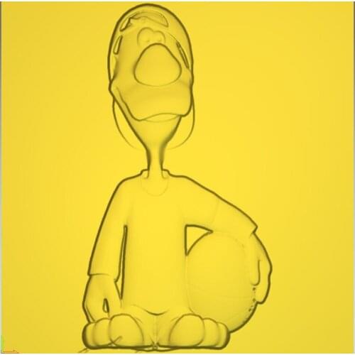 3d model relief for cnc in STL file format basketball