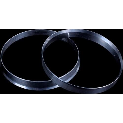 4 x Universal Aluminum Hub Centric Ring Wheel Spacer Set 74.1mm O/D 72.6mm I/D