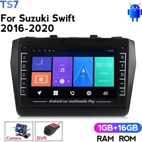 Car Audio Car Radio Car Multimedia Player Navigation HD For Suzuki Swift 2016-2020 GPS Navigation Support Carplay Camera DVR SWC