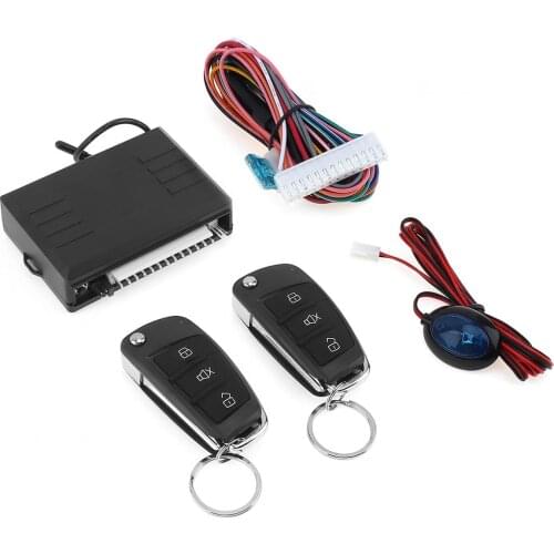 Auto Car Alarm System 12V Vehicle Keyless Entry System with Remote Control & Door Lock Automatically for Hyundai