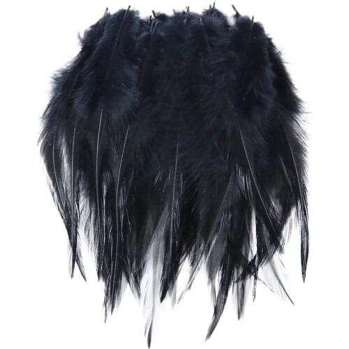 Colored Rooster Feather 5-6 Inches long Decoration for Party Wedding Clothes Sewing Jewelry Accessory Crafts Plumes 100Pcs/Pack