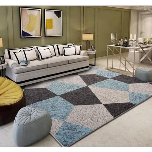 Elegant Geometric Design Bathroom Carpet Floor Mat Wall-to-wall Carpeting Bath Mat Sofa Rug Anti-dirty Bed Room Carpets Pads