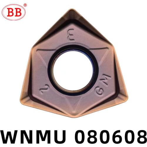 BB High Feed Carbide Insert CNC Machine Indexable Milling WNMU JDMT 0702 LNMU0303 Tool Blade 10PCS Plate